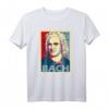Johann Sebastian Bach Poster Style Pop Art T-Shirt – Klassisch geschnitten, ideal für Musik- und Kunstliebhaber