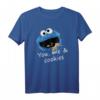 US Sesame Street Cookie Monster You Me T-Shirt - Offizielles Lizenzprodukt für Fans & Kinder mit Popkultur-Ikonen