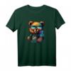 Pop Art Bear T-Shirt – Stilvolles Streetwear-Design mit Kunstmotiv, klassisch geschnitten, doppelt genähter Saum