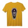 Sarg Flash Tattoo T-Shirt – Pop Art Spooky Gothic Halloween Tee zum HapPanda für Horror- und Tattoo-Fans
