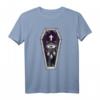 Sarg Flash Tattoo T-Shirt – Pop Art Spooky Gothic Halloween Tee zum HapPanda für Horror- und Tattoo-Fans