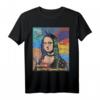 Pop Art Mona Lisa T-Shirt – Kunst, Pop Kultur & Leonardo da Vinci Geschenk für Kunstliebhaber, Lehrer & Studierende