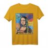 Pop Art Mona Lisa T-Shirt – Kunst, Pop Kultur & Leonardo da Vinci Geschenk für Kunstliebhaber, Lehrer & Studierende