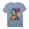 Pop Art Mona Lisa T-Shirt – Kunst, Pop Kultur & Leonardo da Vinci Geschenk für Kunstliebhaber, Lehrer & Studierende