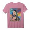 Pop Art Mona Lisa T-Shirt – Kunst, Pop Kultur & Leonardo da Vinci Geschenk für Kunstliebhaber, Lehrer & Studierende