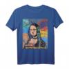 Pop Art Mona Lisa T-Shirt – Kunst, Pop Kultur & Leonardo da Vinci Geschenk für Kunstliebhaber, Lehrer & Studierende