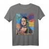 Pop Art Mona Lisa T-Shirt – Kunst, Pop Kultur & Leonardo da Vinci Geschenk für Kunstliebhaber, Lehrer & Studierende