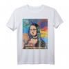 Pop Art Mona Lisa T-Shirt – Kunst, Pop Kultur & Leonardo da Vinci Geschenk für Kunstliebhaber, Lehrer & Studierende
