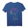 HapPanda Snoopy Heart Shades T-Shirt - Offizielles Lizenzprodukt, hochwertiger Digitaldruck, waschbar bei 30 Grad