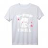 K-Pop & Chill T-Shirt mit niedlicher Kawaii Katze – Perfektes Geschenk für K-Pop Fans und Koreanische Pop Musik Liebhaber