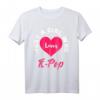 Just A Girl Who Loves K-Pop T-Shirt - Lustiges Koreanisches Pop T-Shirt für Mädchen, Frauen & K-Pop Fans als Geschenkidee