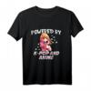 Powered by K-pop And Anime - Japan Korean Kpop Lovers Fans T-Shirt, Perfect for Fans of Music, Manga, Anime & Culture