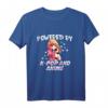 Powered by K-pop And Anime - Japan Korean Kpop Lovers Fans T-Shirt, Perfect for Fans of Music, Manga, Anime & Culture