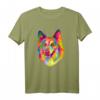 Pop Art Shetland Sheepdog Hund T-Shirt für Hundehalter, Hundeliebhaber & Geschenkideen für Sheltie Fans – Für Frauen, Männer & Kinder