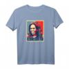 Pop-Art-Poster Michelle Obama First Lady Portrait in Rot Blau - Ideal für Black History Month und politische Kunstdekoration