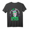 Nur Ein Mädchen Liebt Anime Und K-Pop Merch - Kawaii Mädchen T-Shirt für Otaku, Manga & Anime Fans, Perfekt als Geschenk