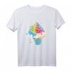 Pop Art Cupcake T-Shirt in buntem Design – Kreatives, farbenfrohes Mode-Statement für Kunst- und Food-Fans