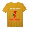 Portugal Flagge T-Shirt – Mein Herz schlägt für Portugal, perfektes Geschenk für Portugal Fans und Urlaubsliebhaber