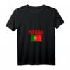 Damen & Herren Portugal Flagge T-Shirt mit V-Ausschnitt – Perfekt für Fans, Sport & Geschenkideen