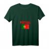 Damen & Herren Portugal Flagge T-Shirt mit V-Ausschnitt – Perfekt für Fans, Sport & Geschenkideen