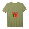 Damen & Herren Portugal Flagge T-Shirt mit V-Ausschnitt – Perfekt für Fans, Sport & Geschenkideen