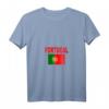 Damen & Herren Portugal Flagge T-Shirt mit V-Ausschnitt – Perfekt für Fans, Sport & Geschenkideen