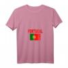 Damen & Herren Portugal Flagge T-Shirt mit V-Ausschnitt – Perfekt für Fans, Sport & Geschenkideen
