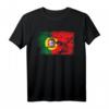 Portugal Fahne T-Shirt mit Motiv Flagge Portugal - Vintage Grunge Design, perfekt als Geschenk für Mutter, Vater oder Portugal-Fans