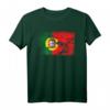 Portugal Fahne T-Shirt mit Motiv Flagge Portugal - Vintage Grunge Design, perfekt als Geschenk für Mutter, Vater oder Portugal-Fans