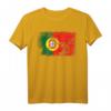 Portugal Fahne T-Shirt mit Motiv Flagge Portugal - Vintage Grunge Design, perfekt als Geschenk für Mutter, Vater oder Portugal-Fans