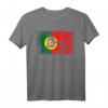 Portugal Fahne T-Shirt mit Motiv Flagge Portugal - Vintage Grunge Design, perfekt als Geschenk für Mutter, Vater oder Portugal-Fans
