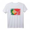 Portugal Fahne T-Shirt mit Motiv Flagge Portugal - Vintage Grunge Design, perfekt als Geschenk für Mutter, Vater oder Portugal-Fans