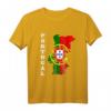 Portugal Karte Umriss T-Shirt – Stolz auf portugiesische Wurzeln & Flagge, ideales Geschenk für Portugal-Reisende & Familien