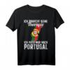 Portugal Flagge T-Shirt | Urlaub & Fan Geschenk für Portugal-Liebhaber & Wurzelliebhaber