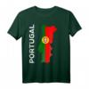 Portugal Flagge Landkarte Fan Trikot T-Shirt – Stolz auf Portugal mit Herz, Heimatmotiv & Nationalfarben für Fans, Freunde & Familie