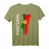 Portugal Flagge Landkarte Fan Trikot T-Shirt – Stolz auf Portugal mit Herz, Heimatmotiv & Nationalfarben für Fans, Freunde & Familie