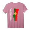 Portugal Flagge Landkarte Fan Trikot T-Shirt – Stolz auf Portugal mit Herz, Heimatmotiv & Nationalfarben für Fans, Freunde & Familie