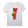 Portugal Flagge Landkarte Fan Trikot T-Shirt – Stolz auf Portugal mit Herz, Heimatmotiv & Nationalfarben für Fans, Freunde & Familie