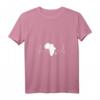 Damen Afrika Herzschlag Safari Africa Reise T-Shirt mit V-Ausschnitt – Perfekt für Afrika- und Safari-Liebhaber