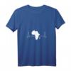 Damen Afrika Herzschlag Safari Africa Reise T-Shirt mit V-Ausschnitt – Perfekt für Afrika- und Safari-Liebhaber