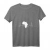 Damen Afrika Herzschlag Safari Africa Reise T-Shirt mit V-Ausschnitt – Perfekt für Afrika- und Safari-Liebhaber