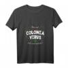Damen Colonia Virus Karneval Outfit Köln Kölle Kölsch Jeck Grippe T-Shirt mit V-Ausschnitt - Perfekt für Fastelovend & Karnevalsfeiern