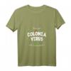 Damen Colonia Virus Karneval Outfit Köln Kölle Kölsch Jeck Grippe T-Shirt mit V-Ausschnitt - Perfekt für Fastelovend & Karnevalsfeiern