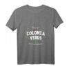 Damen Colonia Virus Karneval Outfit Köln Kölle Kölsch Jeck Grippe T-Shirt mit V-Ausschnitt - Perfekt für Fastelovend & Karnevalsfeiern