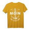 Moin ihr Spacken Lustiges Retro Vintage Anker Norddeutsches T-Shirt – Für Küstenliebhaber, Humor und plattdeutschen Charme