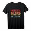 Herren Rostocker Mythos Legende T-Shirt – Stolzes Geschenk aus Rostock für Geburtstage, Vatertag & Weihnachten