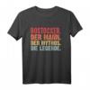 Herren Rostocker Mythos Legende T-Shirt – Stolzes Geschenk aus Rostock für Geburtstage, Vatertag & Weihnachten