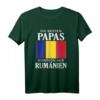 Herren Vater T-Shirt mit Rumänien Heimatmotiv – Lustiges Geschenk für rumänische Papas und Familienliebe