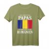 Herren Vater T-Shirt mit Rumänien Heimatmotiv – Lustiges Geschenk für rumänische Papas und Familienliebe