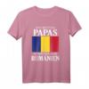 Herren Vater T-Shirt mit Rumänien Heimatmotiv – Lustiges Geschenk für rumänische Papas und Familienliebe